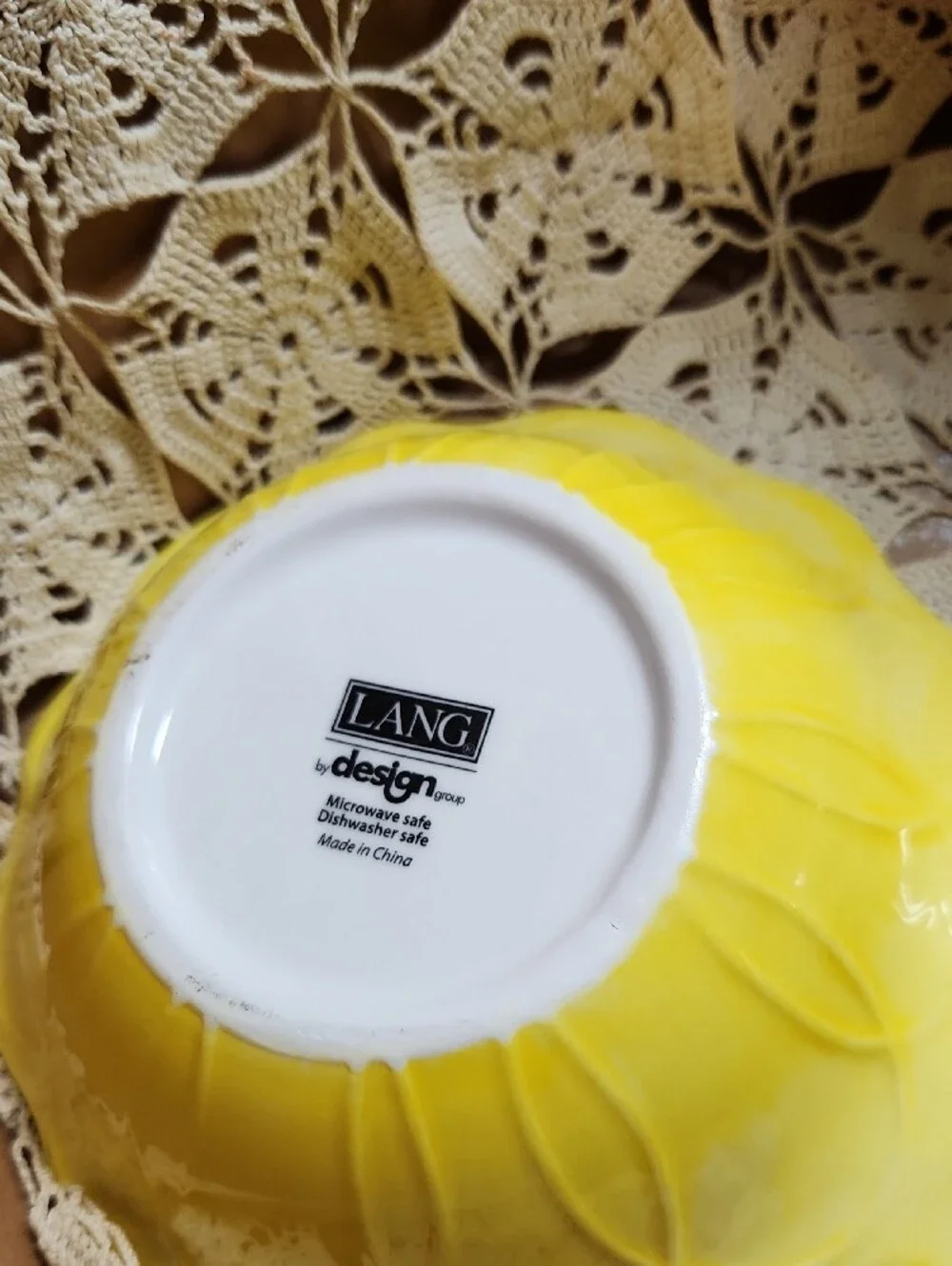 Bright Yellow SunFlower Dish